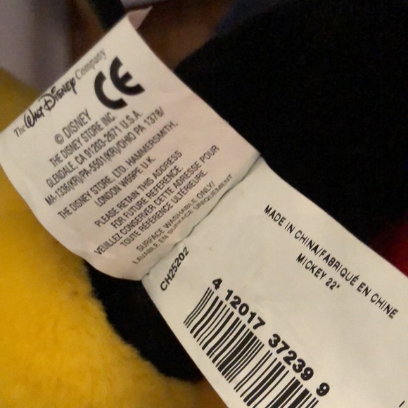 Disney Mickey Mouse 22” Stuffed Animal - Picture 8 of 8